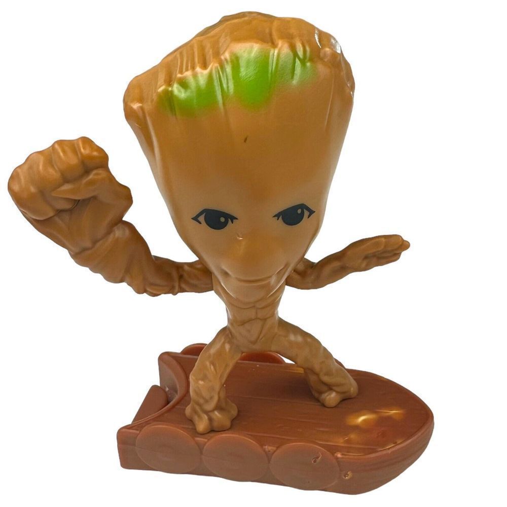 McDonald’s Happy Meal Toys MCU Marvel Bundle Of Three: Groot, Shuri, & Ikaris - Picture 7 of 9